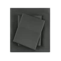Modavari Home Fashions King Sized Sheet Set - Dark Grey Perspective: Main