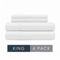 HD Designs Sheet Set King - 4 Pack White Perspective: Main