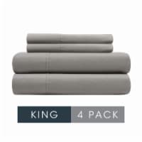 HD Designs Bedding Sheets King Gray Perspective: Main