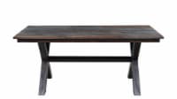 Modavari Home Fashions Alora Dining Table - Gray/Brown Perspective: Main