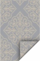 HD Designs Outdoors Scrolls Shipper Area Rug - Gray/Beige Perspective: Main