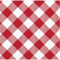 HD Designs Outdoors Hello Summer Beverage Napkins - Red/White Perspective: Main
