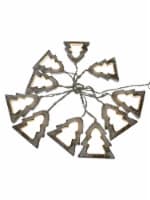 Holiday Home 10 LED Wood Tree String Lights Perspective: Main