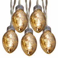 Holiday Home 10 LED C9 String Lights - Silver / Gold Perspective: Main