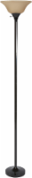Everyday Living Torchiere Floor Lamp - Black