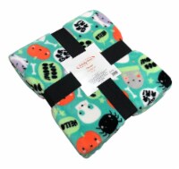 Holiday Home™ Halloween Boo Microplush Throw - Cockatoo Perspective: Main
