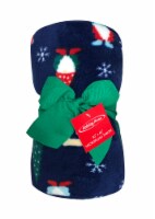 Holiday Home® Gnomes Microplush Throw - Blue Depths Perspective: Main