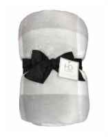 HD Designs™ Oversized Throw Blanket - Buffalo Plaid Alloy Perspective: Main