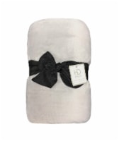 HD Designs™ Oversized Throw Blanket - Solid Gray Perspective: Main