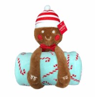 Holiday Home® Gordie Gingercookie Blanket Buddies - Pecan Brown Perspective: Main