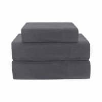 Everyday Living Jersey Sheet Set - Charcoal