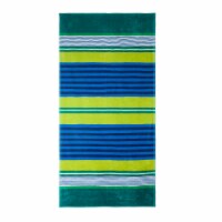 HD Designs Outdoors Wild Striped Beach Towel - Deep Lake Perspective: Main