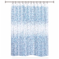 HD Designs Prairie Polyester Fabric Shower Curtain - Indigo Perspective: Main