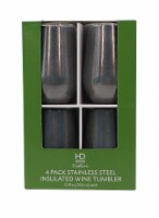 HD Designs Outdoors Thermal Wine Tumblers - 4 Pack - Iridescent Black Perspective: Main