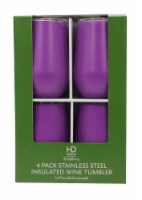 HD Designs Outdoors® Thermal Wine Tumblers - 4 Pack - Matte Holy Hock Perspective: Main