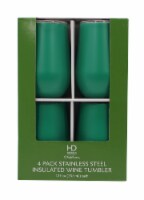 HD Designs Outdoors® Stainless Steel Insulated Wine Tumbler - 4 Pack - Matte Parakeet Perspective: Main