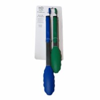 HD Designs Outdoors® Cool Tongs Set - Blue/Green Perspective: Main