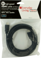 Everyday Living™ Tech High-Speed HDMI Cable with Ethernet - Black Perspective: Main