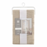 HD Designs Sheer Window Panel - Feather Gray Perspective: Main