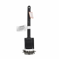 HD Designs Grill Deluxe Triple Action Grill Brush - Black