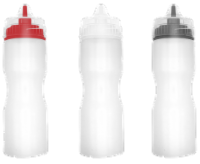 HD Designs Grill Plastic Squeeze Bottle - Assorted