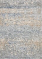 Modavari Home Fashions Area Rug - Blue/Gold Perspective: Main