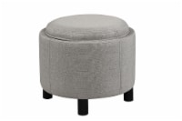 HD Designs Round Ottaman & Tray Top Perspective: Main