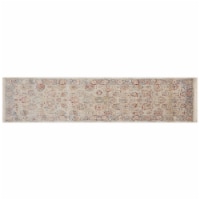 Modavari Cora Runner Ivory Ocean Rug Perspective: Main