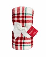 Holiday Home Rolled Throw Rendezvous - Plaid Perspective: Main