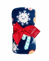 Holiday Home® Gingerbread Microplush Throw Perspective: Main