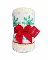 Holiday Home® Snowflake Fairisle Rolled Throw Perspective: Main