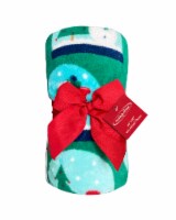 Holiday Home® Snow Globes Rolled Throw Perspective: Main