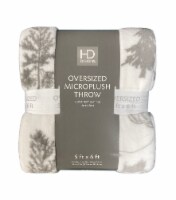 HD Designs® Wild Wood Oversized Throw - White Perspective: Main