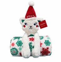 Holiday Home® Whimsy Kittie Blanket Buddies