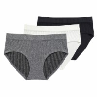 Dip Seamless Ribbed Hipster - Black/Bone/Gray Perspective: Main