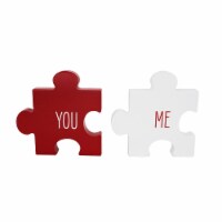 Holiday Home 5.9in Wood Puzzle Piece You + Me
