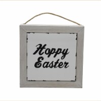 Holiday Home Hoppy Easter Wall Sign Perspective: Main