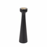 HD Designs Medium Wooden Taper Candle Holder - Black Perspective: Main