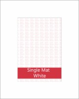 Fred Meyer 3.5X5.5 White Single Mat Frame