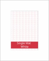 Fred Meyer 5x7 Single White Mat
