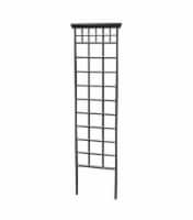 The Joy of Gardening Mission Style Trellis - Black Perspective: Main