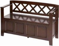 HD Designs Amherst Entryway Bench - Brown Perspective: Main