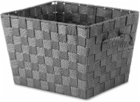 Everyday Living Small Woven Strap Tote - Gray