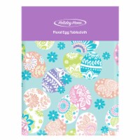 Holiday Home™ Vinyl Tablecloth - Floral Eggs Perspective: Main