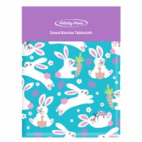 Holiday Home™ Vinyl Tablecloth - Sweet Bunnies Perspective: Main