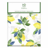 HD Designs Outdoors™ Meyer Lemon Indoor Outdoor Round Tablecloth Perspective: Main