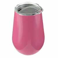 HD Designs Outdoors Wine Tumbler with Straw - Pink Perspective: Main