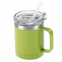 HD Designs Outdoors Double Wall Vacuum Green Mug Perspective: Main