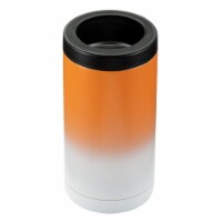 HD Designs Outdoors Can Koozie - Orange/White Perspective: Main