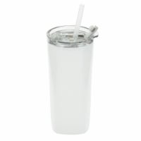 HD Designs Outdoors Double Wall Vacuum Stainless Steel Tumbler - White Perspective: Main